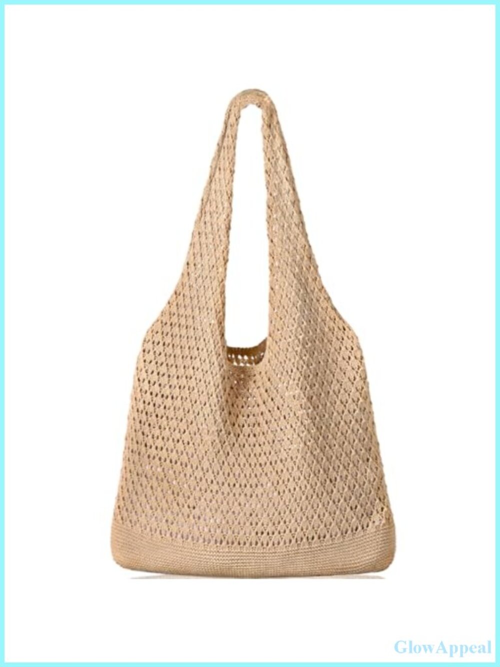 Crochet Mesh Tote Bag Beach Shoulder Shopping Handbag Women Summer
